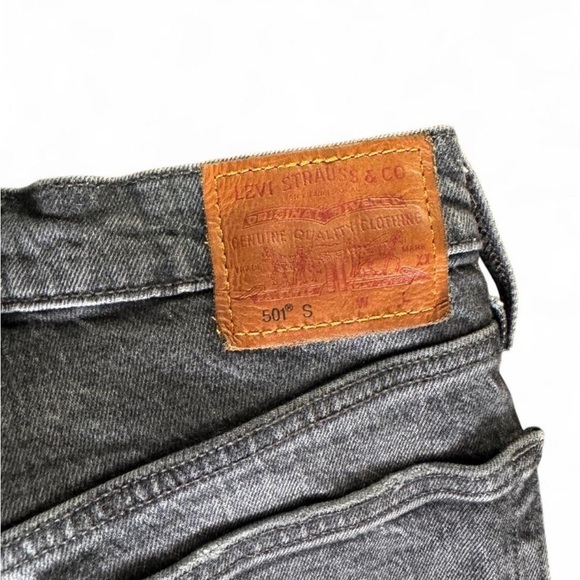 Levi’s original 501s skinny Button Fly jeans size 24W 28L women’s - Picture 7 of 7